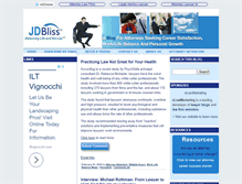 Tablet Screenshot of jdblissblog.com